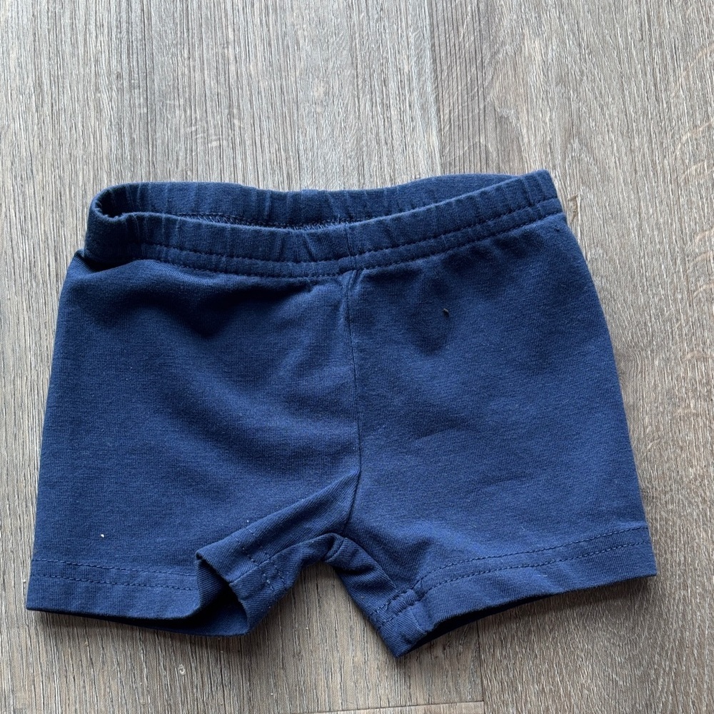 Set of Three Floral, Navy, and Pink Shorts Size 6 months - Picture 7 of 11